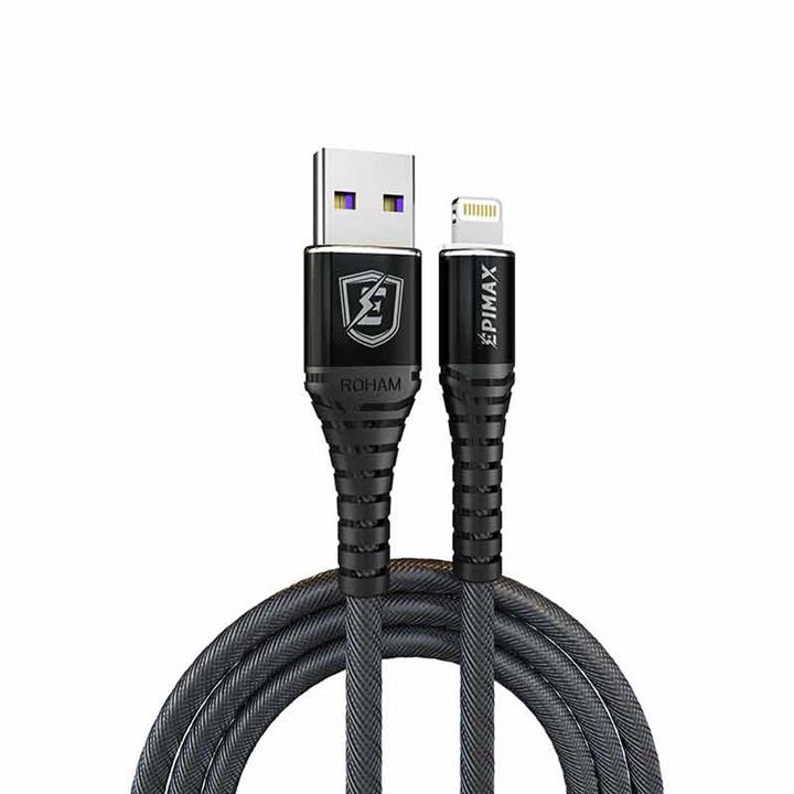 کابل تبدیل USB به لایتنینگ اپیمکس مدل EC - 15 طول 2 متر Epimax EC - 15 USB to lightning Cabel  2 m